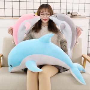 giant dolphin plush - dolphin stuffed animal - phoenexia